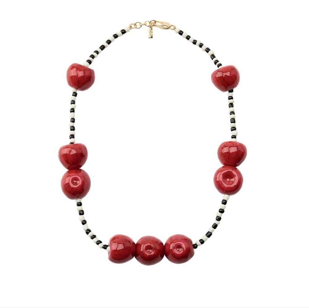 ZARA Cherry Bead Necklace